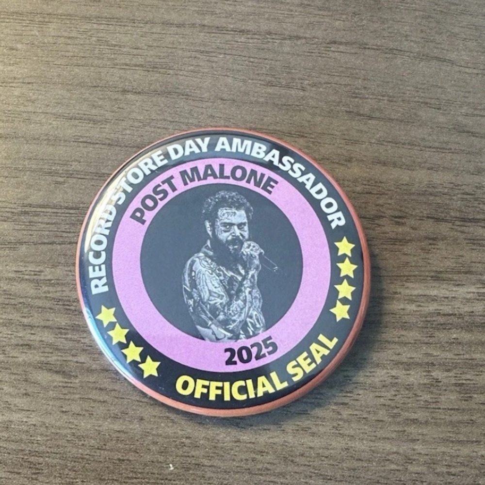 Post Malone Record Store Day Ambassador Pin RSD 2025